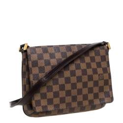 Pre Owned حقيبة لوى فيتون تانغو ميوزيت كانفاس دامييه آيبين