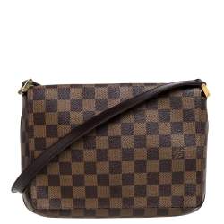 Louis Vuitton Brown Damier Ebene Canvas Musette Tango Shoulder Bag