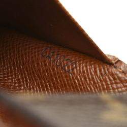 مملوكة مسبقًا محفظة لوي فيتون "انفيلوي كارت ذو فيزيت كانفاس مونوغرامي