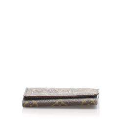 مملوكة مسبقًا محفظة لوي فيتون "انفيلوي كارت ذو فيزيت كانفاس مونوغرامي