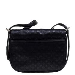 Pre Owned Louis Vuitton Black Monogram Limited Edition Patchwork Conte de Fees Musette Bag