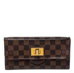مملوكة مسبقًا Louis Vuitton Damier Ebene Canvas Rosebery Wallet