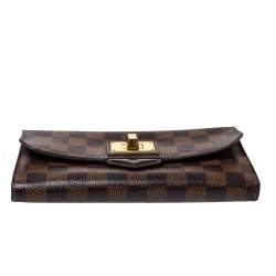 مملوكة مسبقًا Louis Vuitton Damier Ebene Canvas Rosebery Wallet