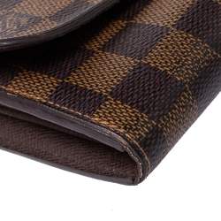 مملوكة مسبقًا Louis Vuitton Damier Ebene Canvas Rosebery Wallet