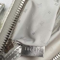 Pre Owned Louis Vuitton Metallic Silver Suhali Leather Lockit PM Bag