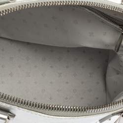 Pre Owned Louis Vuitton Metallic Silver Suhali Leather Lockit PM Bag