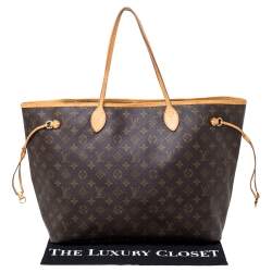Louis Vuitton Monogram Canvas Neverfull GM Bag
