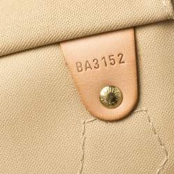 Pre Owned حقيبة لوي فيتون "سبيدي 35" كانفاس دامييه أزرق سماوي