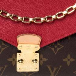Pre Owned Louis Vuitton Monogram Canvas Pallas Chain Bag