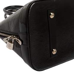 مملوكة مسبقًا حقيبة لوي فيتون "ألما جي إم" جلد إيبي إليكتريك أسود