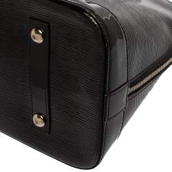 مملوكة مسبقًا حقيبة لوي فيتون "ألما جي إم" جلد إيبي إليكتريك أسود