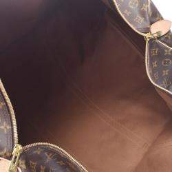 مملوكة مسبقًا Louis Vuitton Brown Monogram Canvas Keepal 60 Bag