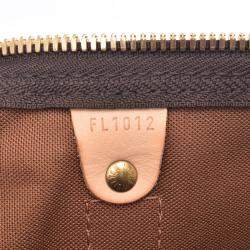 مملوكة مسبقًا Louis Vuitton Brown Monogram Canvas Keepal 60 Bag
