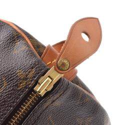 Pre Owned Louis Vuitton Brown Monogram Canvas Speedy 40 Bag