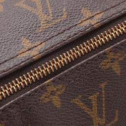 Pre Owned Louis Vuitton Brown Monogram Canvas Speedy 40 Bag