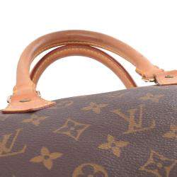 Pre Owned Louis Vuitton Brown Monogram Canvas Speedy 40 Bag