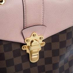 Pre Owned Louis Vuitton Magnolia Damier Ebene Canvas Clapton Backpack