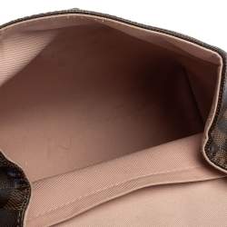 Pre Owned Louis Vuitton Magnolia Damier Ebene Canvas Clapton Backpack