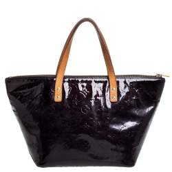 مملوكة مسبقًا حقيبة لوي فيتون بلفو فيرنيه مونوغرامية عنابية صغيرة