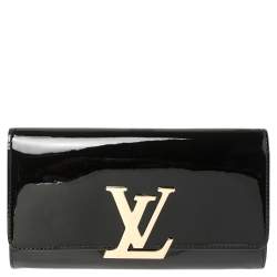 Pre Owned حقيبة كلتش لوي فيتون لويز فيرنيه سوداء