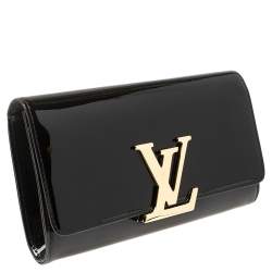 Pre Owned حقيبة كلتش لوي فيتون لويز فيرنيه سوداء