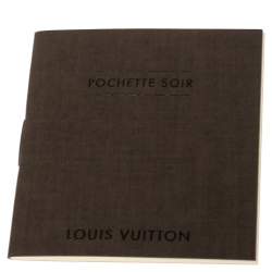 Pre Owned حقيبة كلتش لوي فيتون لويز فيرنيه سوداء