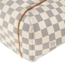 مملوكة مسبقًا حقيبة لوي فيتون توتالي جلد وكانفاس آزور دامييه صغيرة