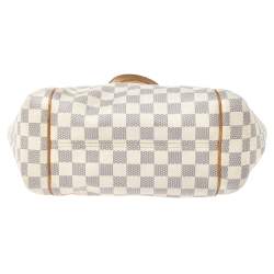 مملوكة مسبقًا حقيبة لوي فيتون توتالي جلد وكانفاس آزور دامييه صغيرة