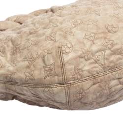 مملوكة مسبقًا Louis Vuitton Beige Monogram Leather Olympe Nimbus GM Bag