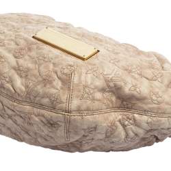مملوكة مسبقًا Louis Vuitton Beige Monogram Leather Olympe Nimbus GM Bag