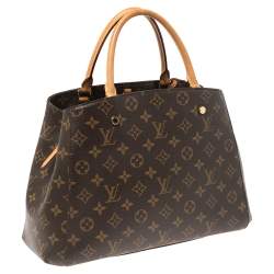 Pre Owned Louis Vuitton Monogram Canvas Montaigne MM Bag 