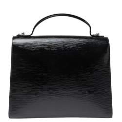 Pre Owned Louis Vuitton Black Electric Epi Leather Sevigne GM Bag