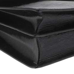 Pre Owned Louis Vuitton Black Electric Epi Leather Sevigne GM Bag