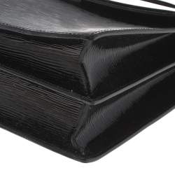 Pre Owned Louis Vuitton Black Electric Epi Leather Sevigne GM Bag