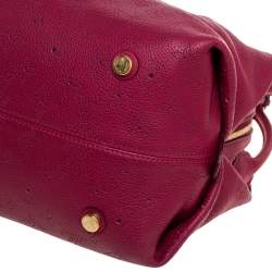 Pre Owned Louis Vuitton Grenat Mahina Leather Galatea PM Bag