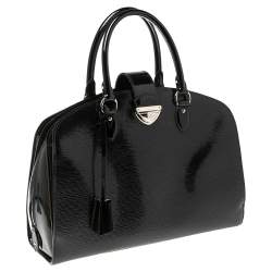 مملوكة مسبقًا حقيبة لوي فيتون "بونت نوف" جلد إيبي أسود اليكتريك 