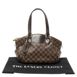 Pre Owned Louis Vuitton Damier Ebene Canvas Verona PM Bag