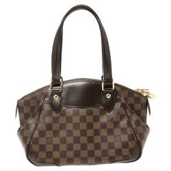 Pre Owned Louis Vuitton Damier Ebene Canvas Verona PM Bag