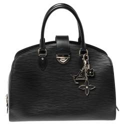 Pre Owned حقيبة لوي فيتون بون نوف جلد أيبي سوداء كبيرة