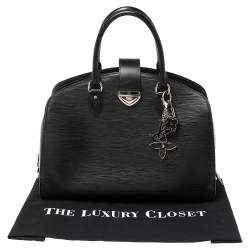 Pre Owned حقيبة لوي فيتون بون نوف جلد أيبي سوداء كبيرة