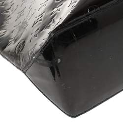 Pre Owned Louis Vuitton Vert Bronze Monogram Vernis Wilshire MM Bag