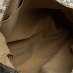 مملوكة مسبقًا حقيبة لوي فيتون إيفورا كانفاس أزور دامييه متوسطة