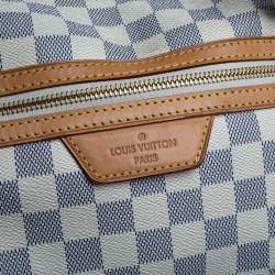 مملوكة مسبقًا حقيبة لوي فيتون إيفورا كانفاس أزور دامييه متوسطة