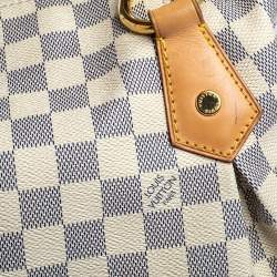 مملوكة مسبقًا حقيبة لوي فيتون إيفورا كانفاس أزور دامييه متوسطة