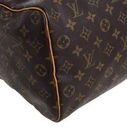 Pre Owned Louis Vuitton Monogram Canvas Speedy 35 Bag