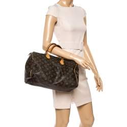 Pre Owned Louis Vuitton Monogram Canvas Speedy 35 Bag