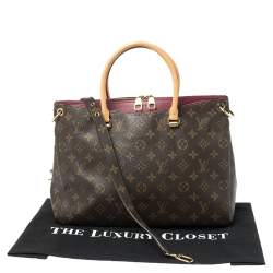 Pre Owned حقيبة لوى فيتون بالاس كانفاس مونوغرامية MM