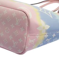 Louis Vuitton Pastel Tie Dye Monogram Canvas Neverfull Escale MM Bag