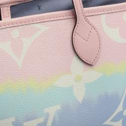 Louis Vuitton Pastel Tie Dye Monogram Canvas Neverfull Escale MM Bag