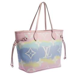 Louis Vuitton Pastel Tie Dye Monogram Canvas Neverfull Escale MM Bag